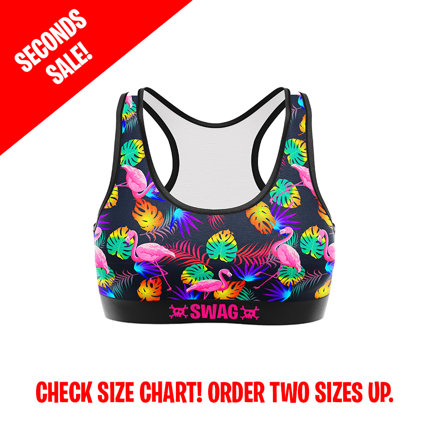 SWAG - SECONDS - Women's Flamingo Soft Bra – SWAG Boxers