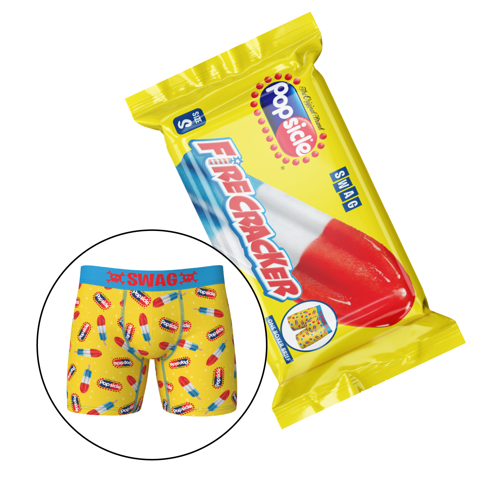 SWAG - Popsicle Aisle BOXers: Firecracker (in bag) – SWAG Boxers