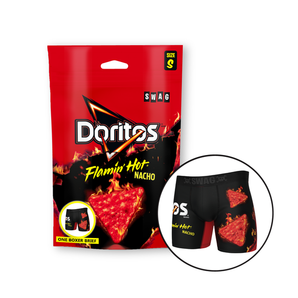 SWAG - Snack Aisle BOXers: Flaming Hot Nacho Doritos (in bag)