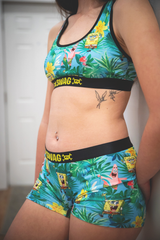 SWAG - SECONDS - Women's Tropical SpongeBob Soft Bra