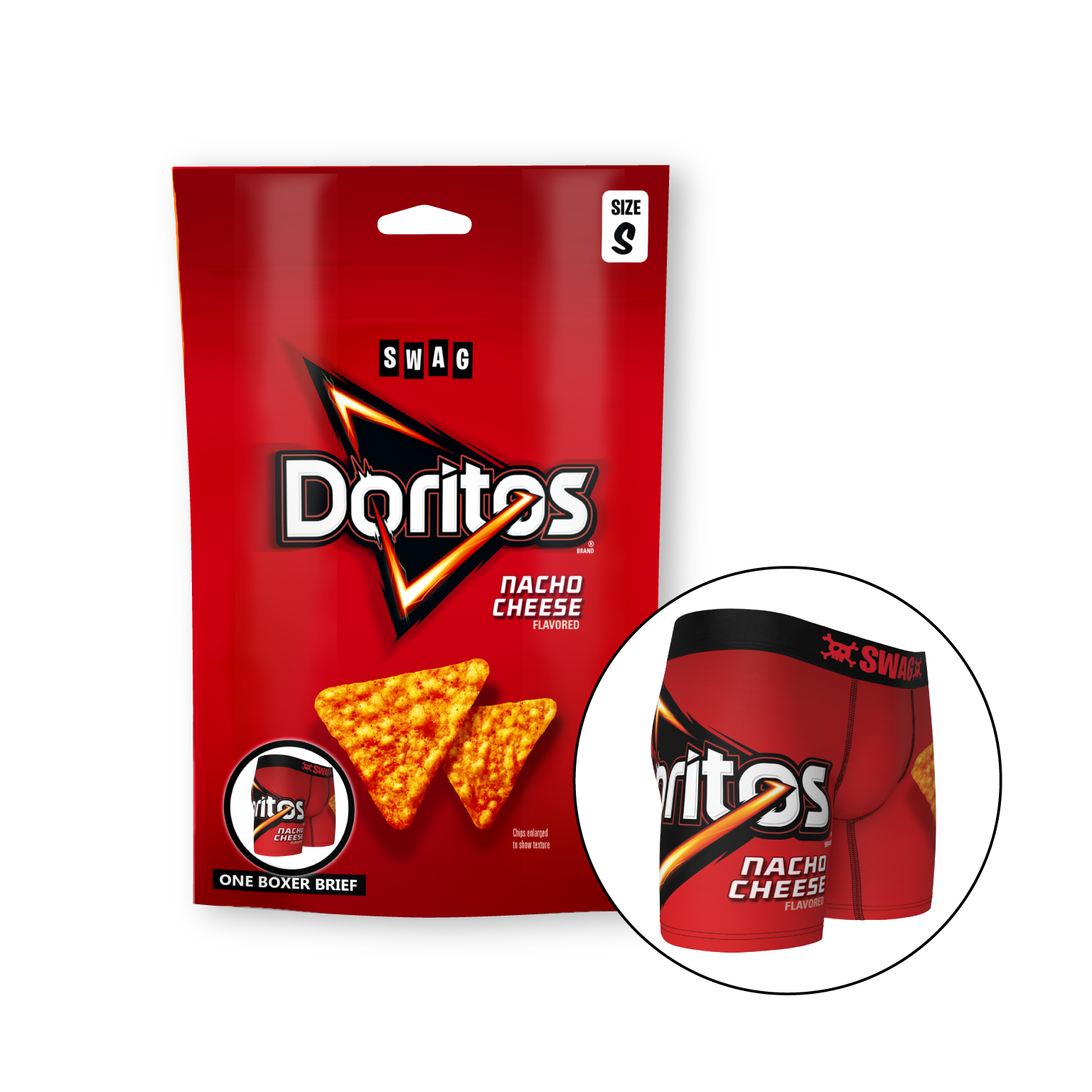 SWAG Snack Aisle BOXers Doritos Nacho Cheese (in bag) SWAG Boxers