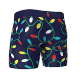 “Lit for the Holidays” Christmas Lights Boxer Briefs