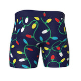 “Lit for the Holidays” Christmas Lights Boxer Briefs