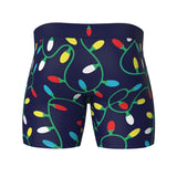 “Lit for the Holidays” Christmas Lights Boxer Briefs