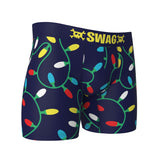 “Lit for the Holidays” Christmas Lights Boxer Briefs