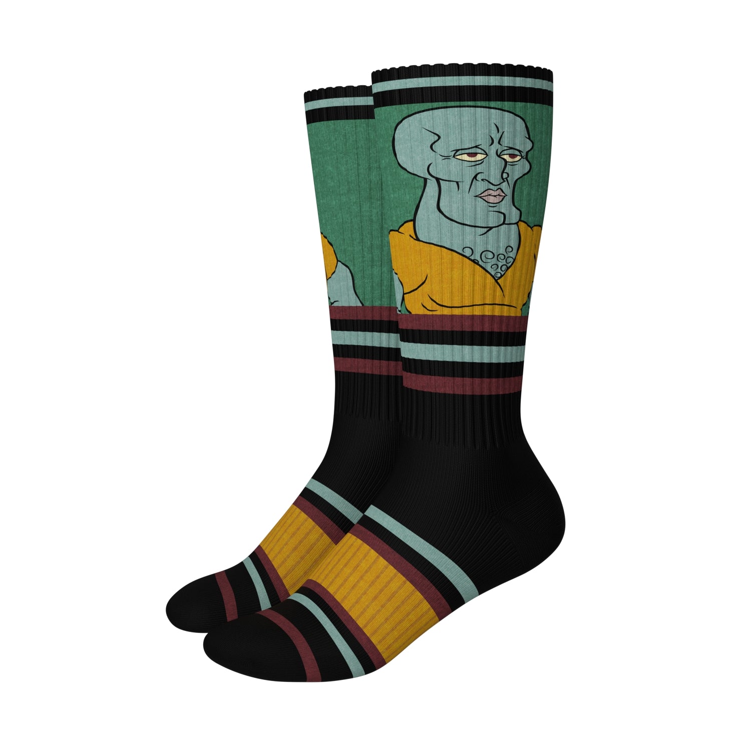 SWAG SpongeBob Chiseled Squidward Premium Sport Socks SWAG Boxers