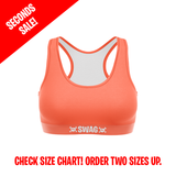 SWAG - SECONDS - Women's Deep Coral Soft Bra