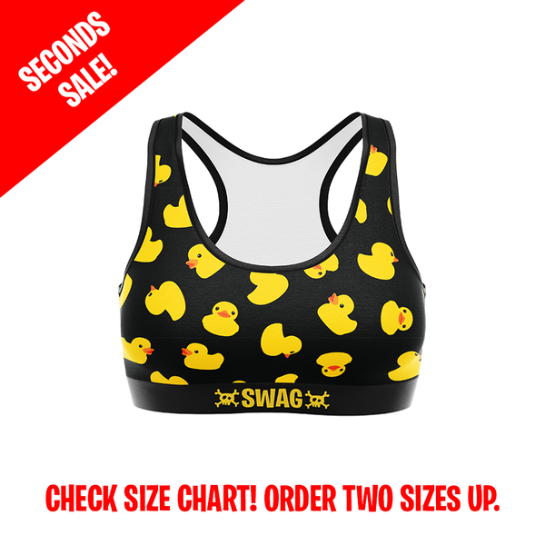 SWAG - SECONDS - Women's Rubber Ducky Soft Bra