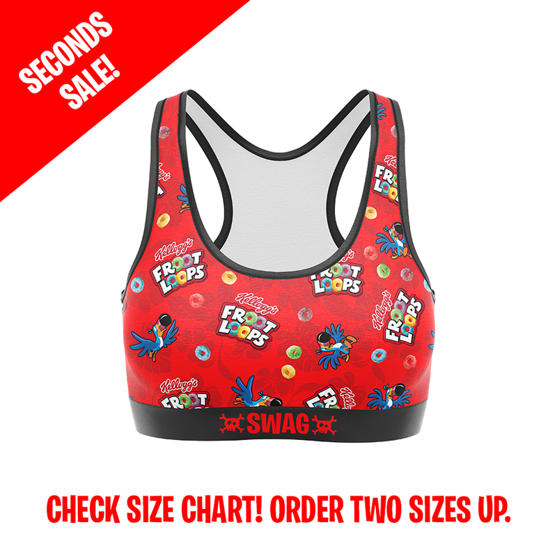 SWAG - SECONDS - Women's Kellogg's Froot Loops Soft Bra