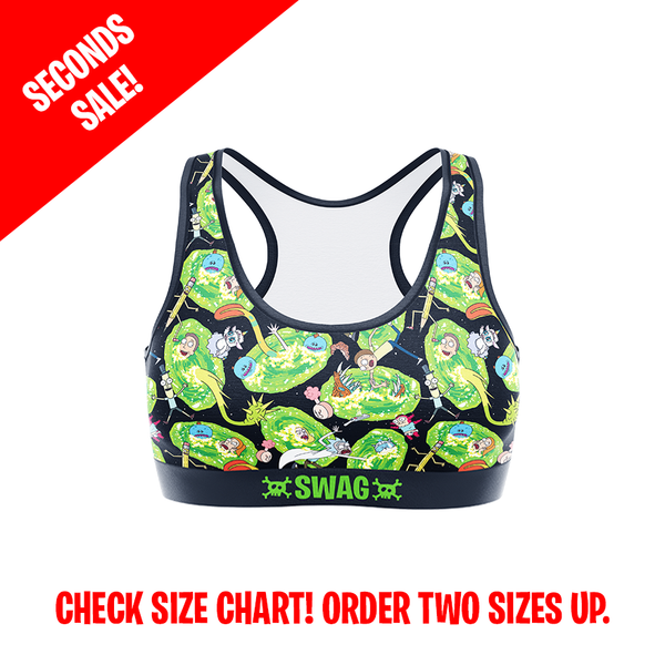 SWAG - SECONDS - Women's Rick and Morty Soft Bra