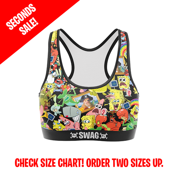 SWAG - SECONDS - Women's SpongeBob Soft Bra