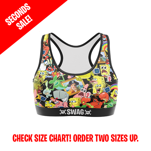 SWAG - SECONDS - Women's SpongeBob Soft Bra