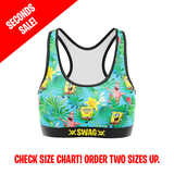 SWAG - SECONDS - Women's Tropical SpongeBob Soft Bra