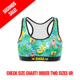 SWAG - SECONDS - Women's Tropical SpongeBob Soft Bra