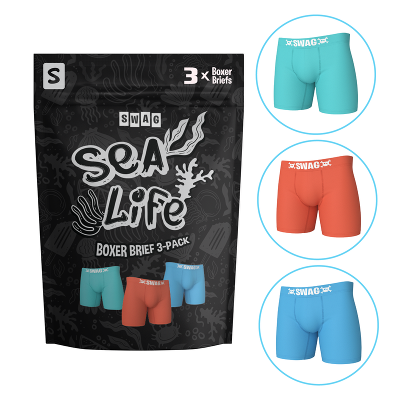 SWAG - Sea Life 3-Pack Boxers