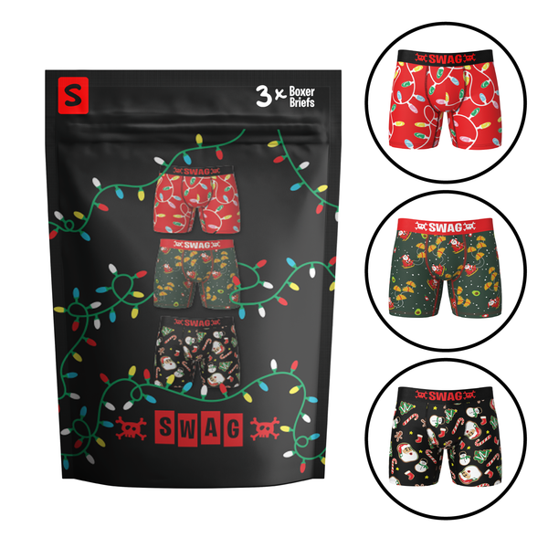 SWAG - Christmas 3-pack Boxers