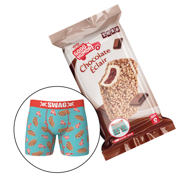 SWAG - Popsicle Aisle BOXers: Chocolate Eclair (in bag)