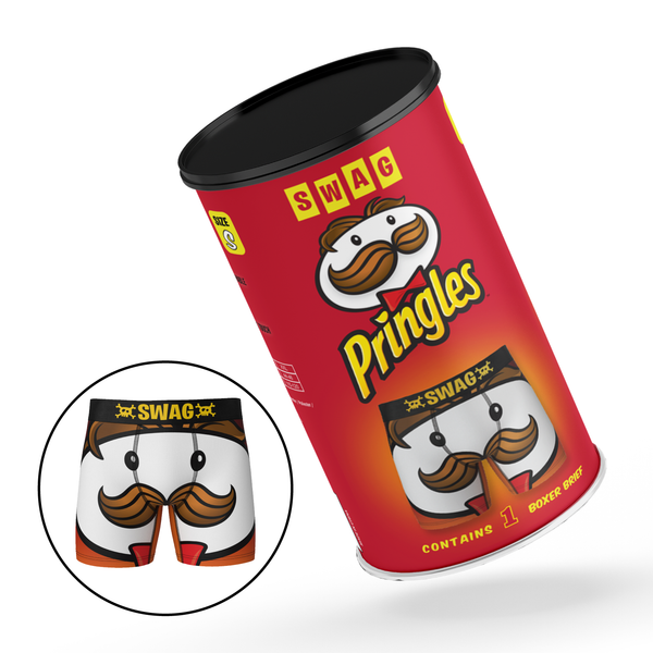 SWAG - Snack Aisle BOXers: Pringles face (in tub)