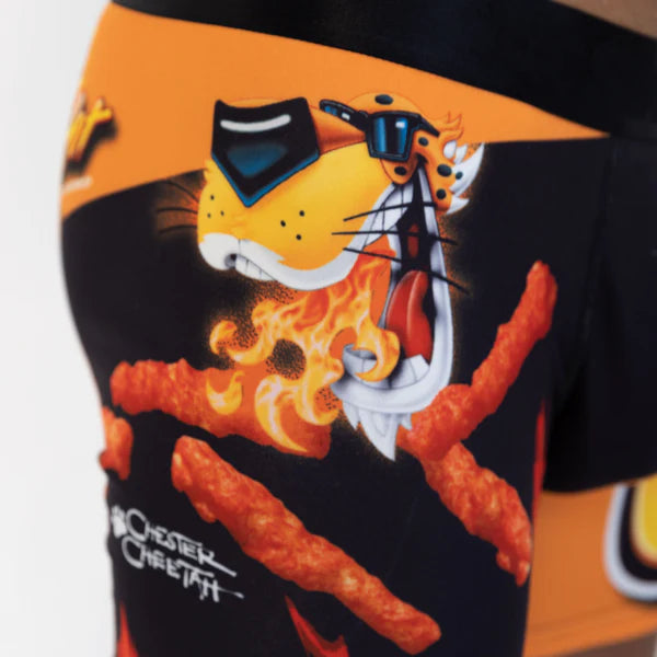 Cheetos Puffs Boxer Brief Mens S M L XL 6 New Snack Gift Bag SWAG Funny  Blue