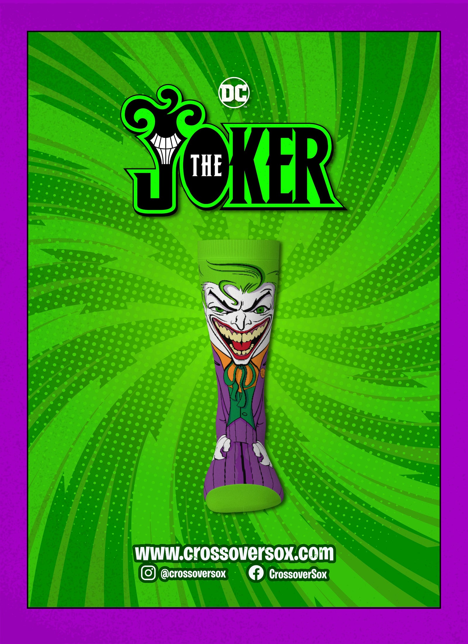 SWAG x CROSSOVER - JOKER (DC007) - PAIR – SWAG Boxers