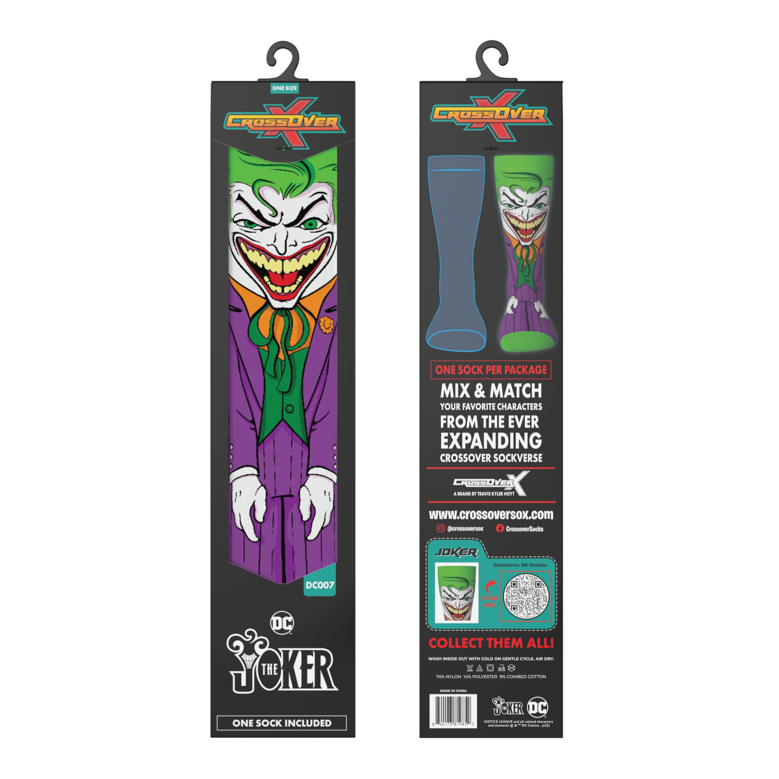 SWAG x CROSSOVER - JOKER (DC007) - PAIR – SWAG Boxers