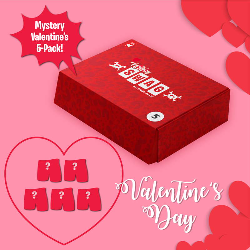 SWAG - Valentine's Mystery Boxer 5-Pack ❤️ 🍫 🍭
