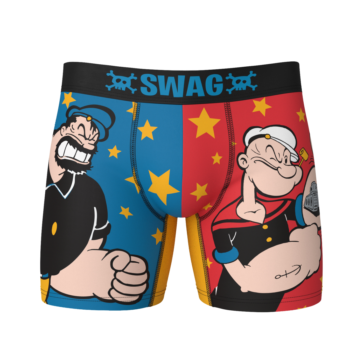 パンツ SSZ WUSDP SHORTS BROCHURE AH.H POPEYE Popeye Reason Unisex Retro Shorts - Black