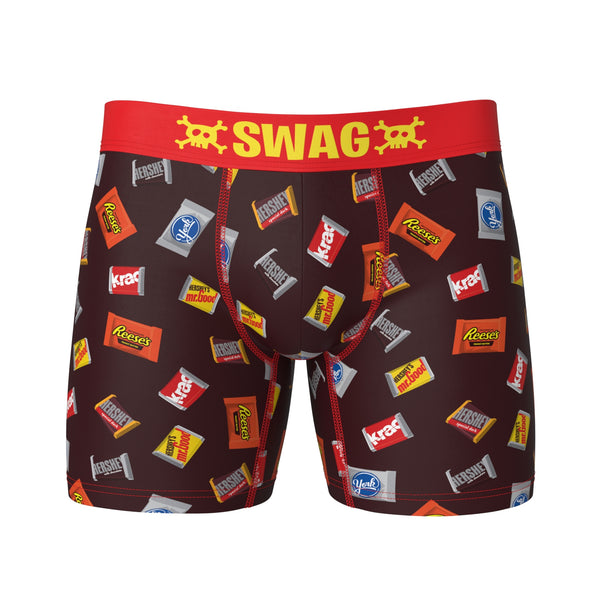 Candy Brands 849741-ge-44-46 Hersheys Chocolate Swag Boxer Briefs - 2XL  44-46