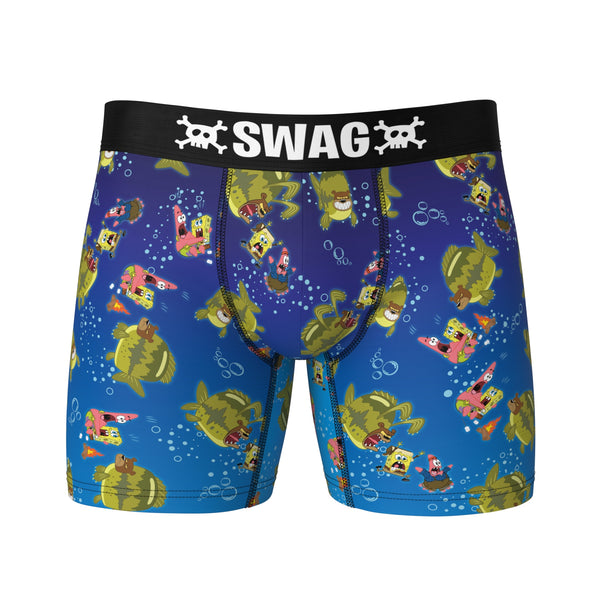 CRAZYBOXER Spongebob Krabs Men's Boxer Briefs