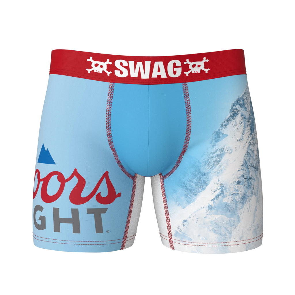 Mens Coors Light Navy Red White Boxer & Huggie Gift Set Size Small