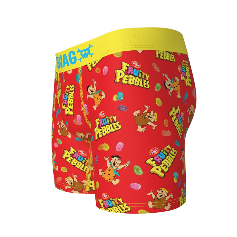 Flintstones 847043-ge-36-38 36 - 38 in. Post Fruity Pebbles Cereal Box  Style Swag Boxer Briefs - Large
