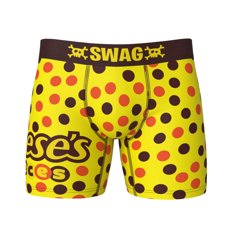 Reese's Peanut Butter Cups SWAG Boxer Briefs with Novelty Packaging,  Multicolor, Large : : Clothing, Shoes & Accessories