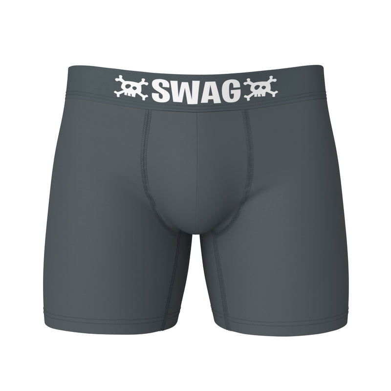 SWAG UnBasics® - Solid Gray Boxers