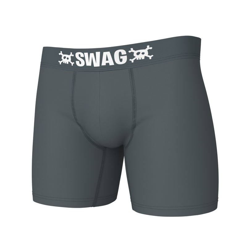 SWAG UnBasics® - Solid Gray Boxers