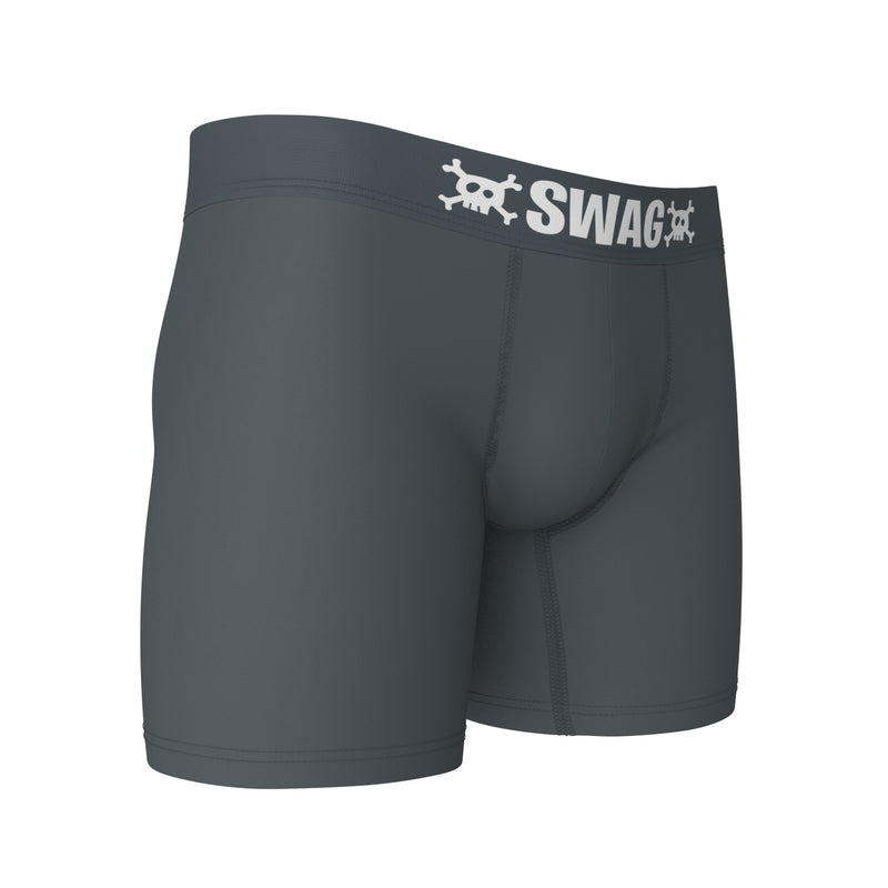 SWAG UnBasics® - Solid Gray Boxers