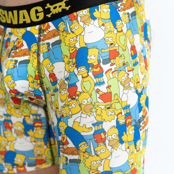 Buy The Simpsons All Springfield Characters Swag Boxer Briefs