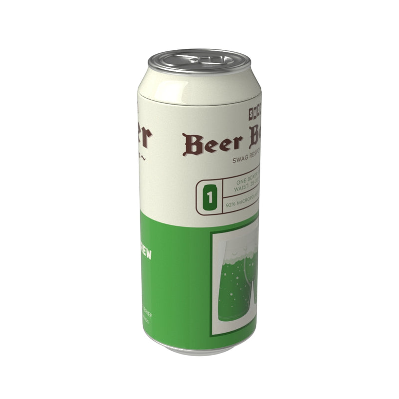 SWAG - Beer Can Boxers: Lucky Brew (in a can)