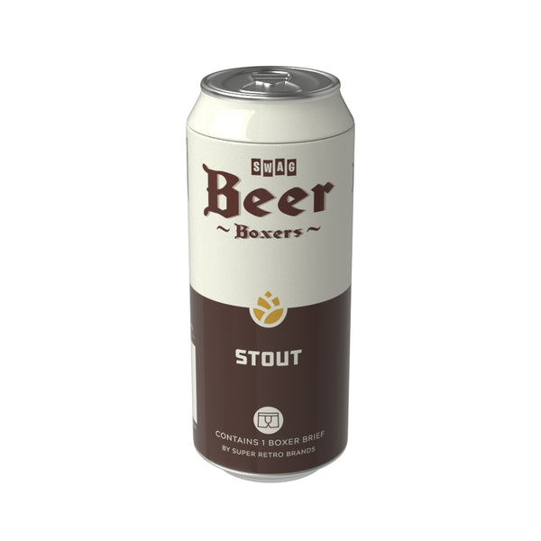 SWAG - Beer Can Boxers: Stout (in a can)