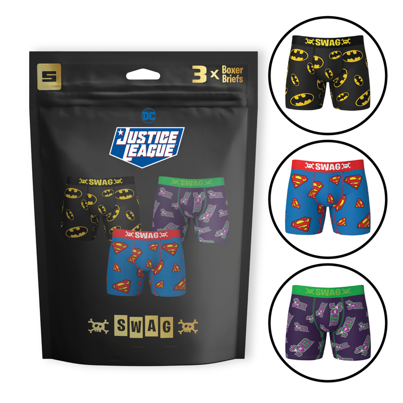 SWAG - DC Justice League 3-Pack Boxers