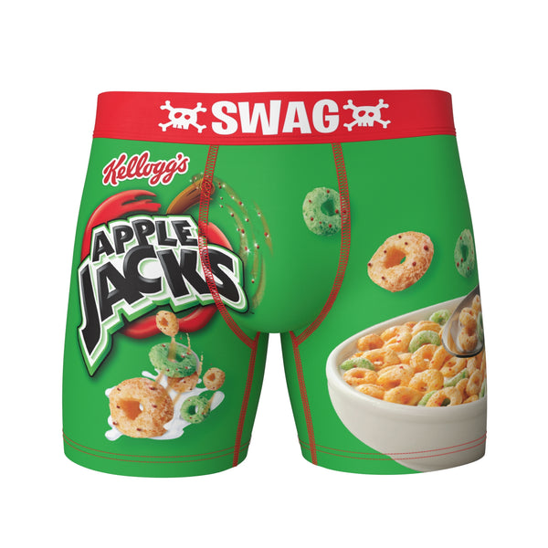 Swag 6 Boxer Briefs, Pumpkin Spice Ale Halloween Boxers w Novelty Can, Med  & Lg