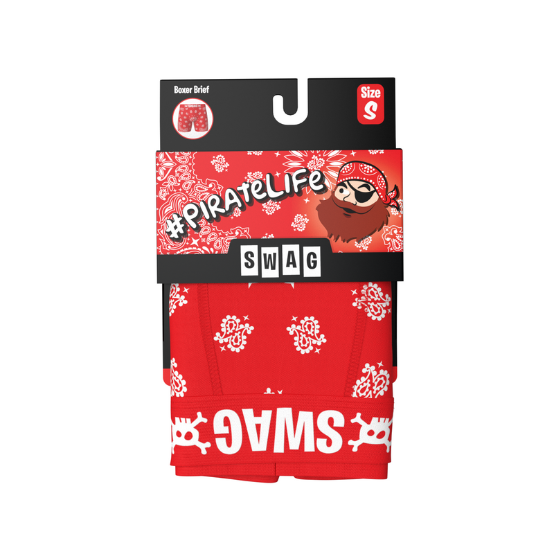 SWAG - Bandana Boxers: Scalawag Red