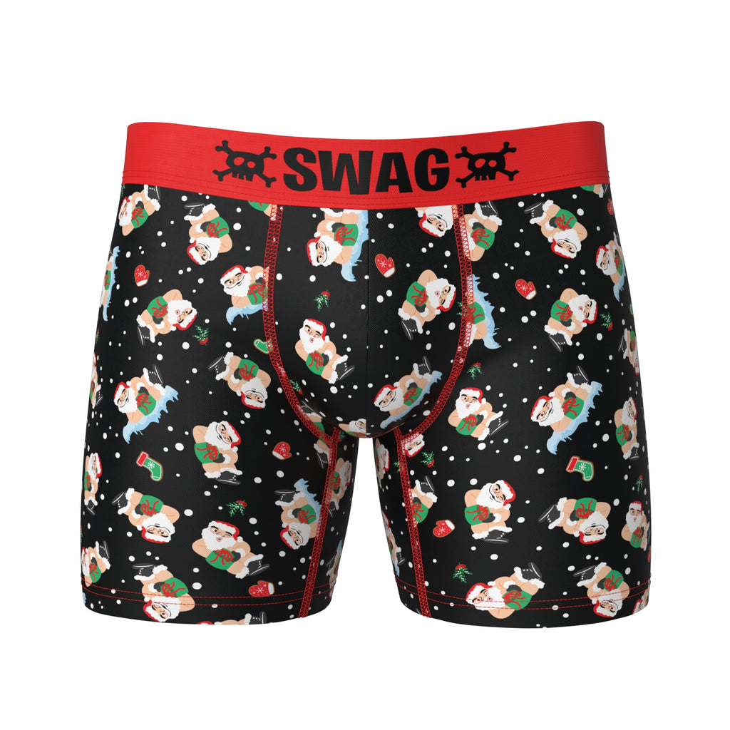 SWAG - Naughty Santa: North Pole Delivery Co. Boxers – SWAG Boxers