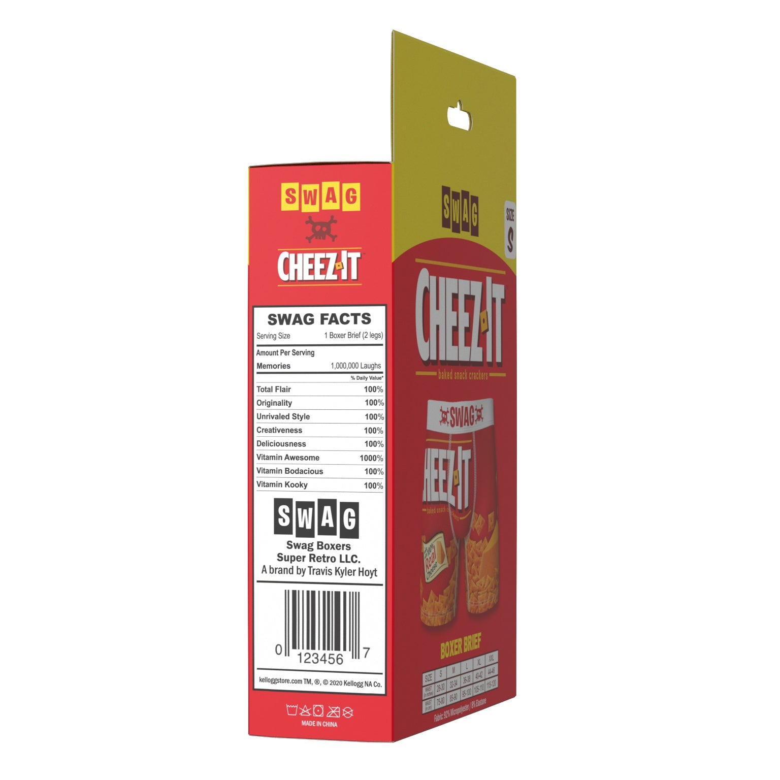SWAG Snack Aisle BOXers CheezIt SWAG Boxers