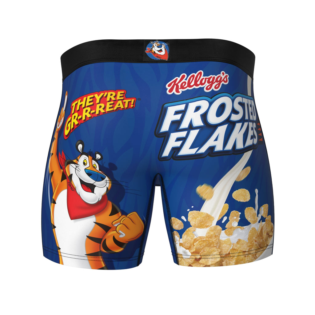 Crazy Boxers Frosted Flakes Let Your Great Out Boxer Briefs Blue
