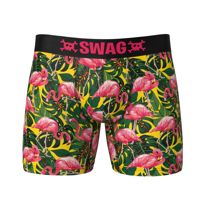SWAG - Neon Pink Flamingo Boxers – SWAG Boxers