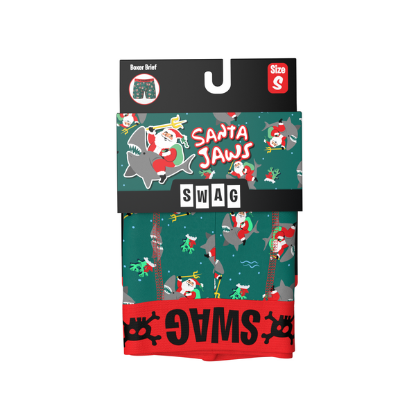 swag underwear crazy boxers santa boxers