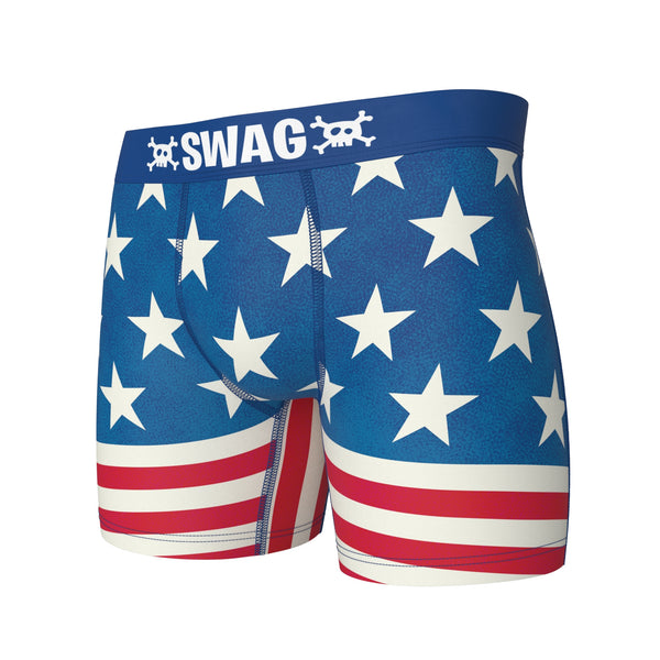 SWAG - 'Merica: Red, White and Blue 4ever Boxers