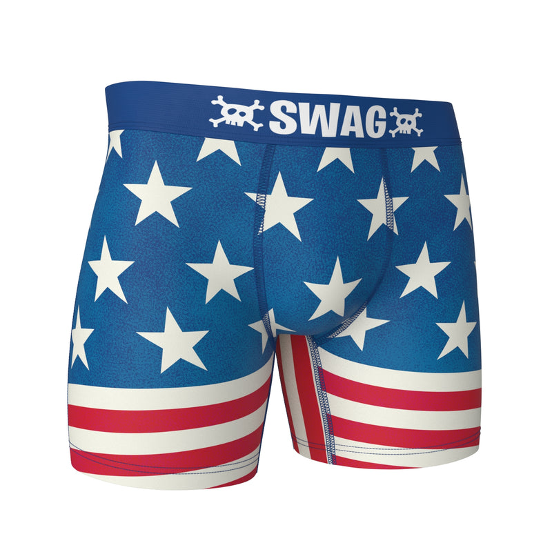 SWAG - 'Merica: Red, White and Blue 4ever Boxers