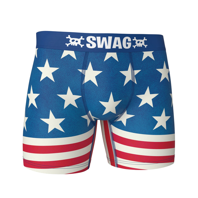 SWAG - 'Merica: Red, White and Blue 4ever Boxers