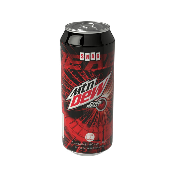 SWAG - Soda Boxers - Mountain Dew Code Red (in a can)